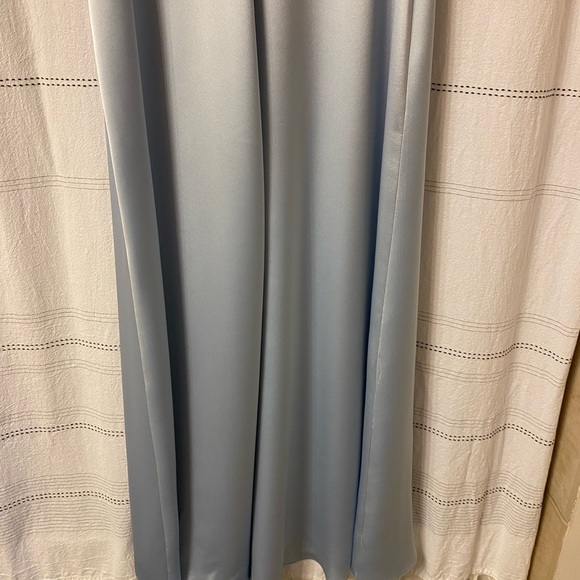 Amsale Marie Bridesmaid Dress in Color Ice Size 10 - Picture 6 of 10